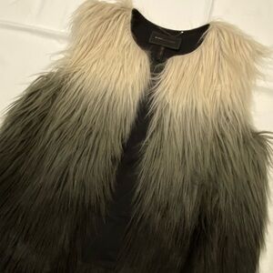 Faux Fur Ombre vest